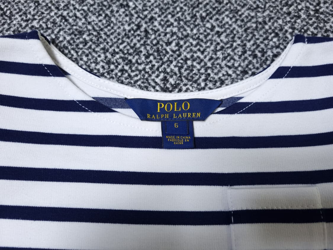 [무료배송][120]폴로 키즈 스트라이프 반팔 원피스 상품이미지5