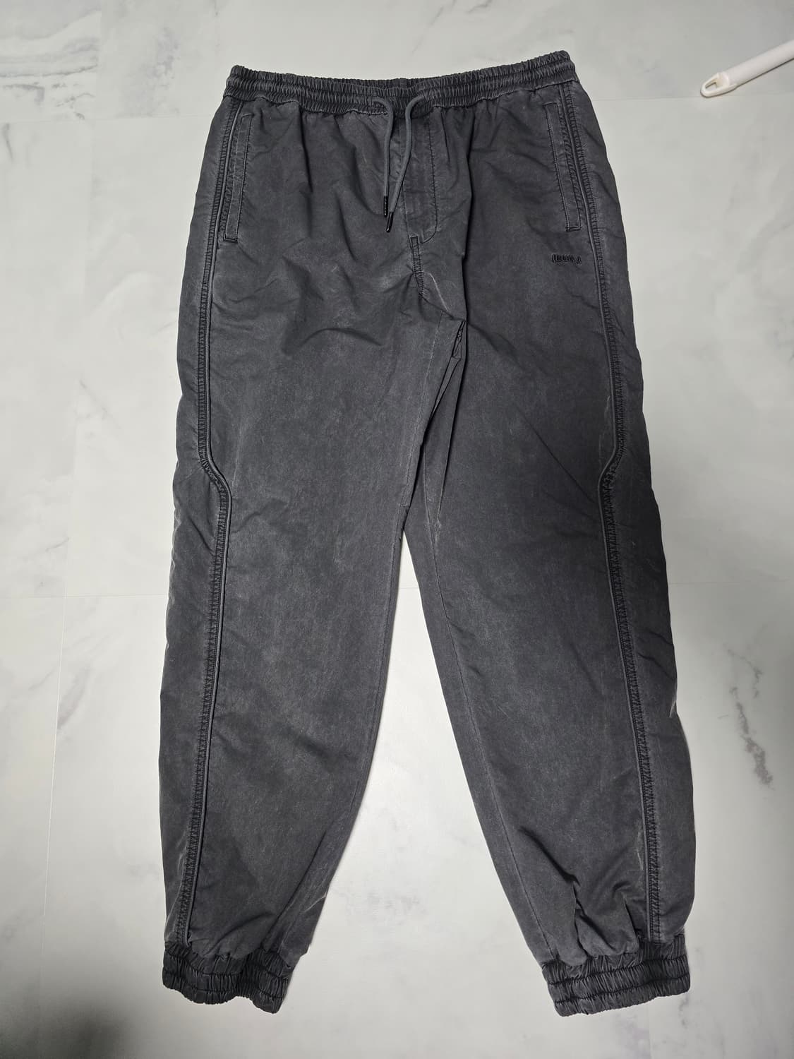 준지 나일론 트랙 조거 팬츠 그레이 50사이즈 상품이미지5