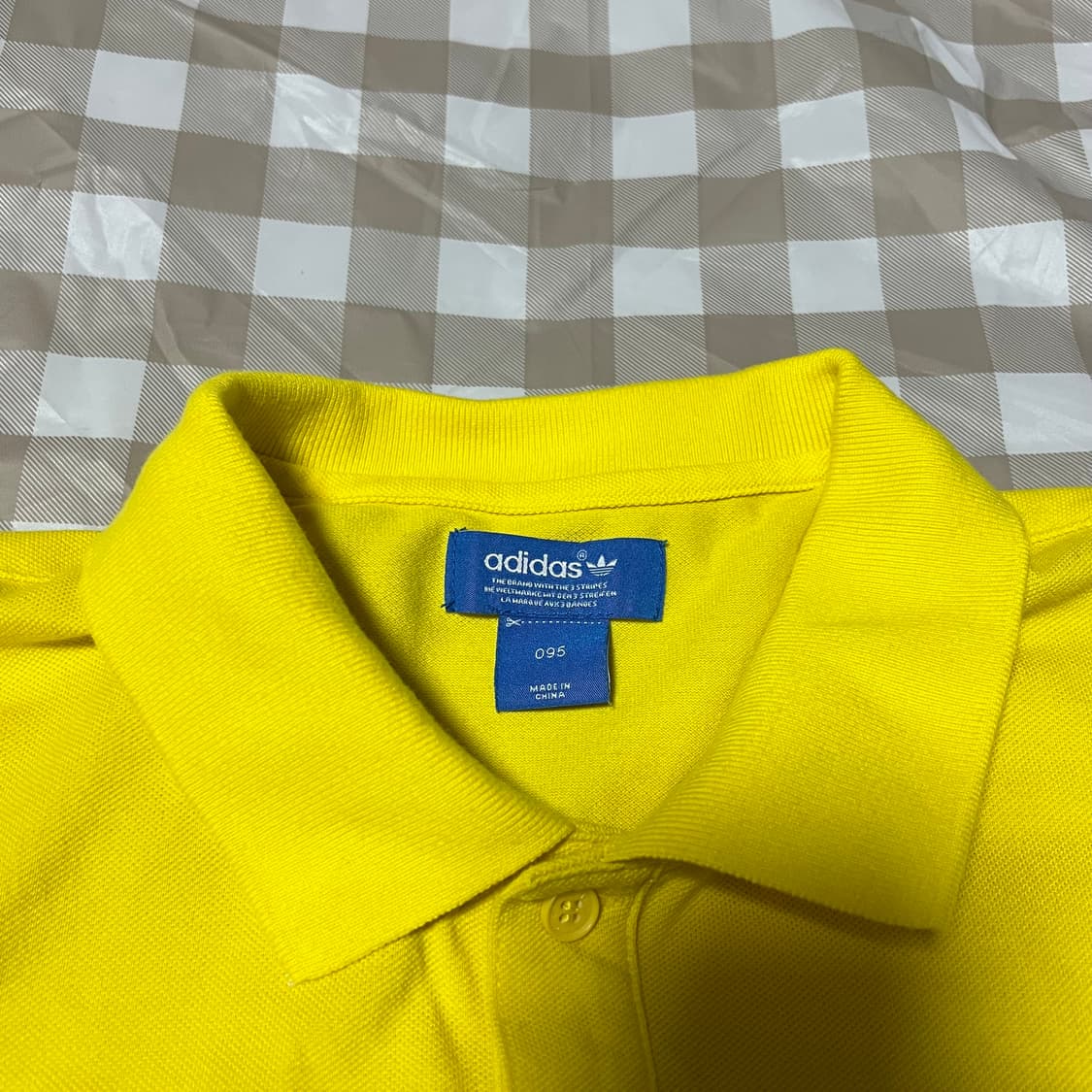 아디다스 트레포일 옐로우 폴로티 95 반팔 반팔티 PK티 불꽃 트레이닝 상품이미지2