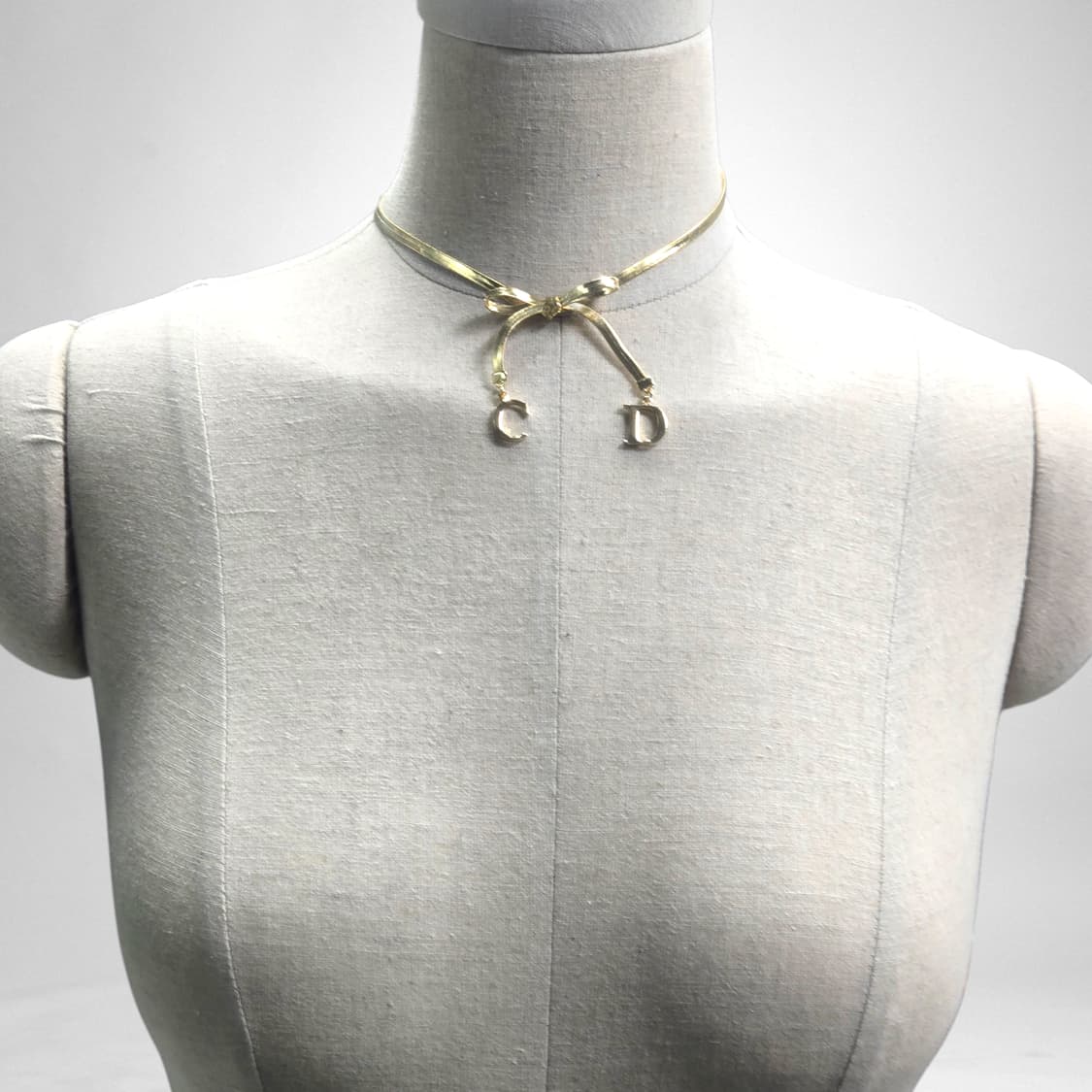 디올 리본 초커 상품이미지3