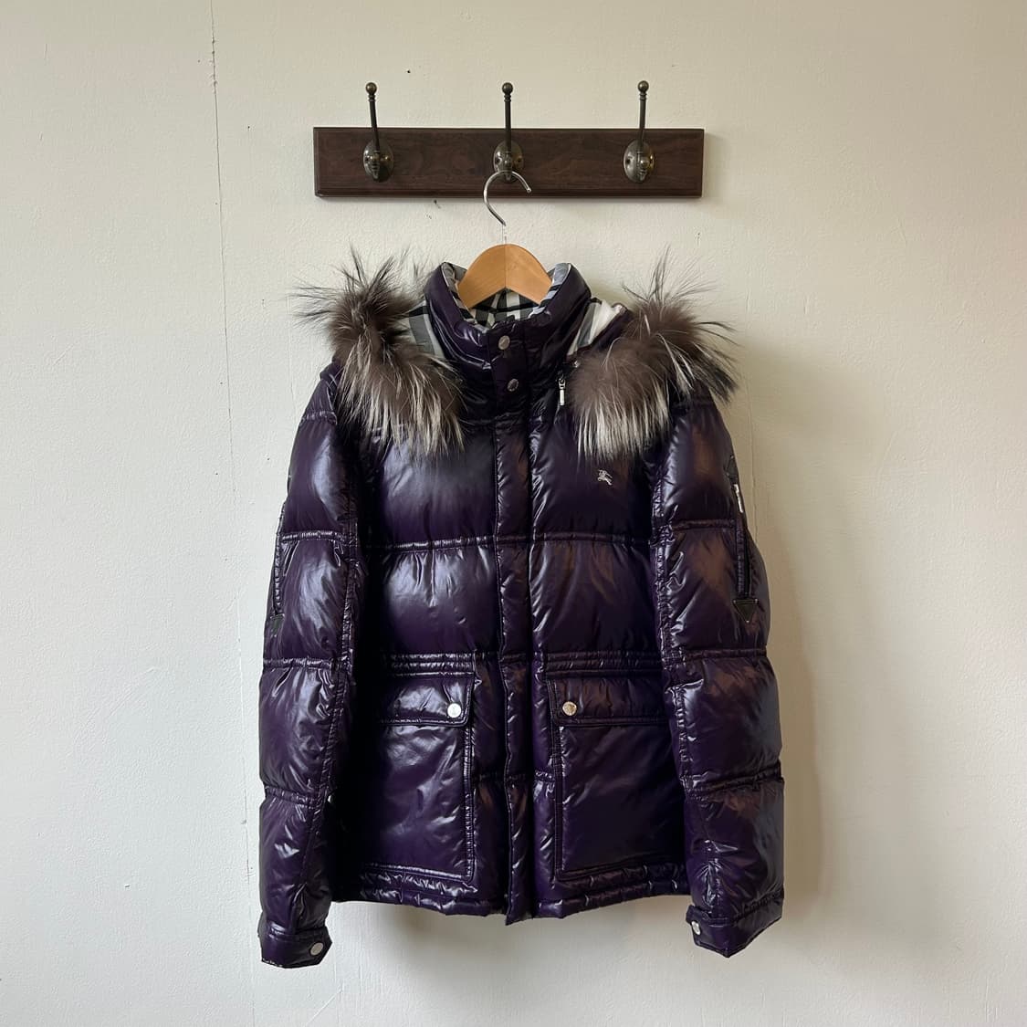 버버리 실버 폭스 다운 패딩 상품이미지4