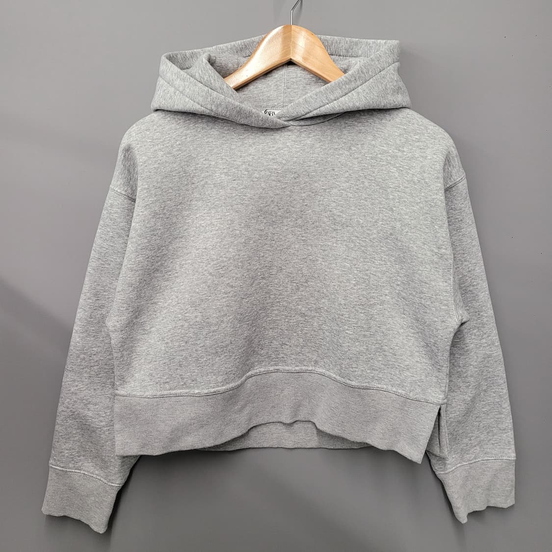 Zara 자라 크롭 기모 후드티 상품이미지1