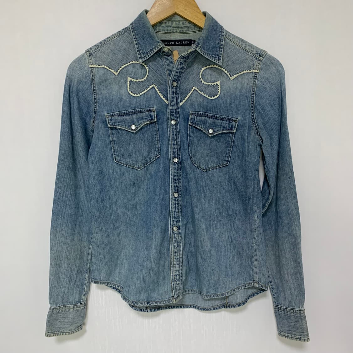 랄프로렌 데님 웨스턴 셔츠 y2k 빈티지 버튼 청남방 여성 상품이미지2
