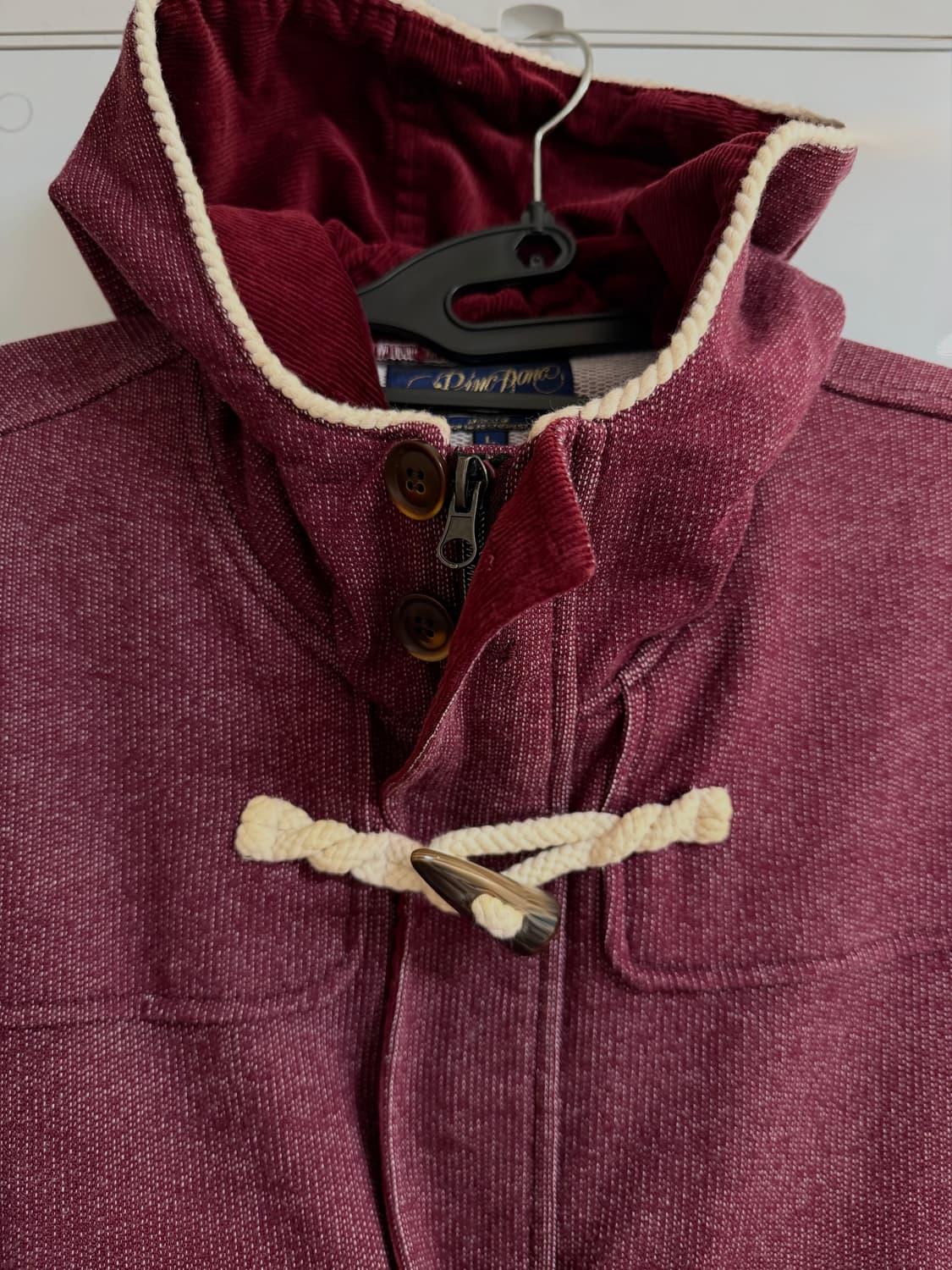 japanses vintage 떡볶이 코트 후드집업 상품이미지2