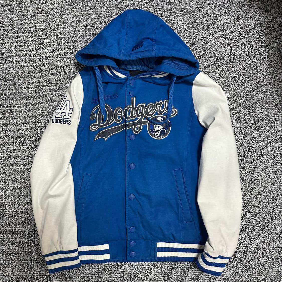 (100) MLB LA 다저스 후드 야구자켓 바시티 자켓 상품이미지1