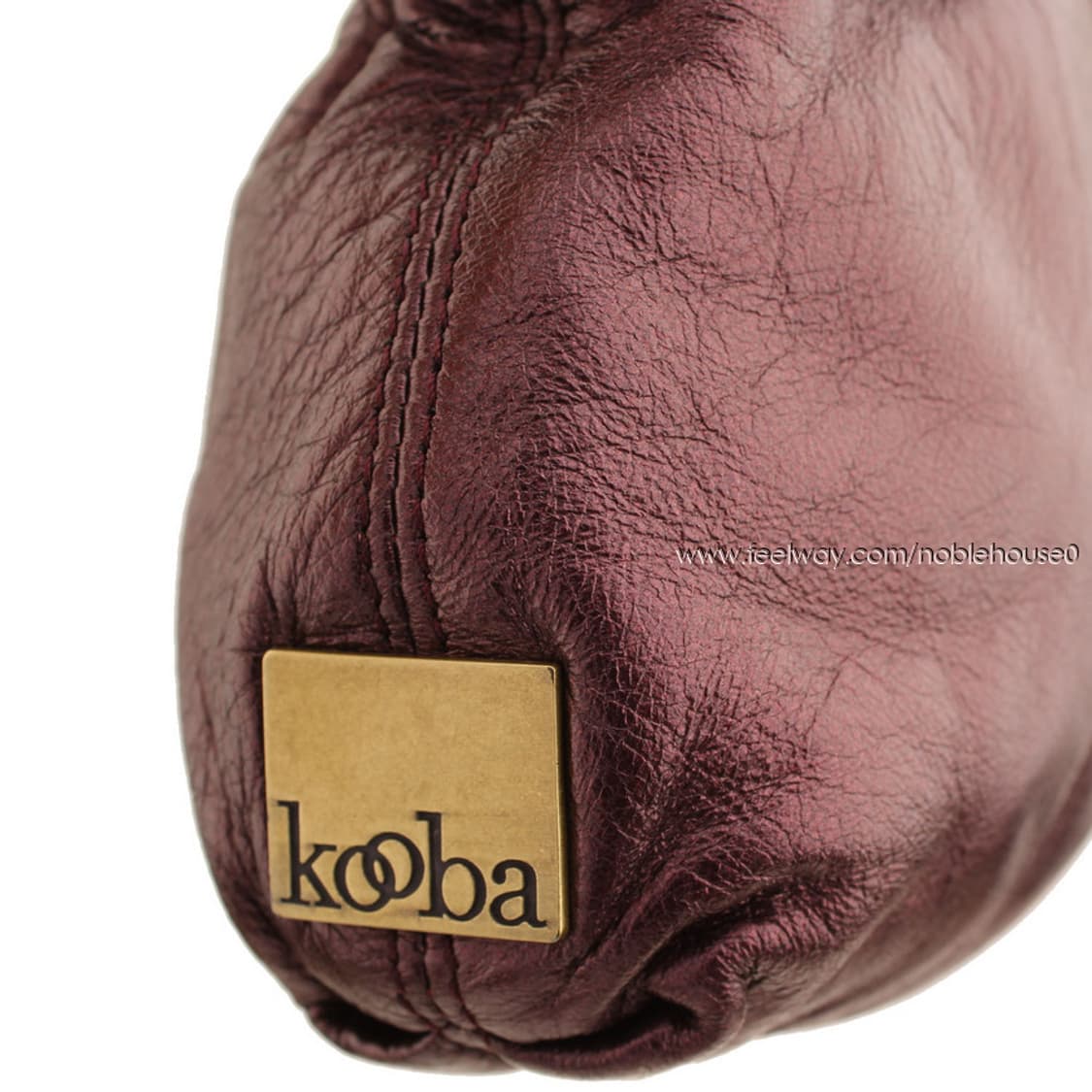 쿠바 메탈릭퍼플 핸드메이드 클러치백 상품이미지6