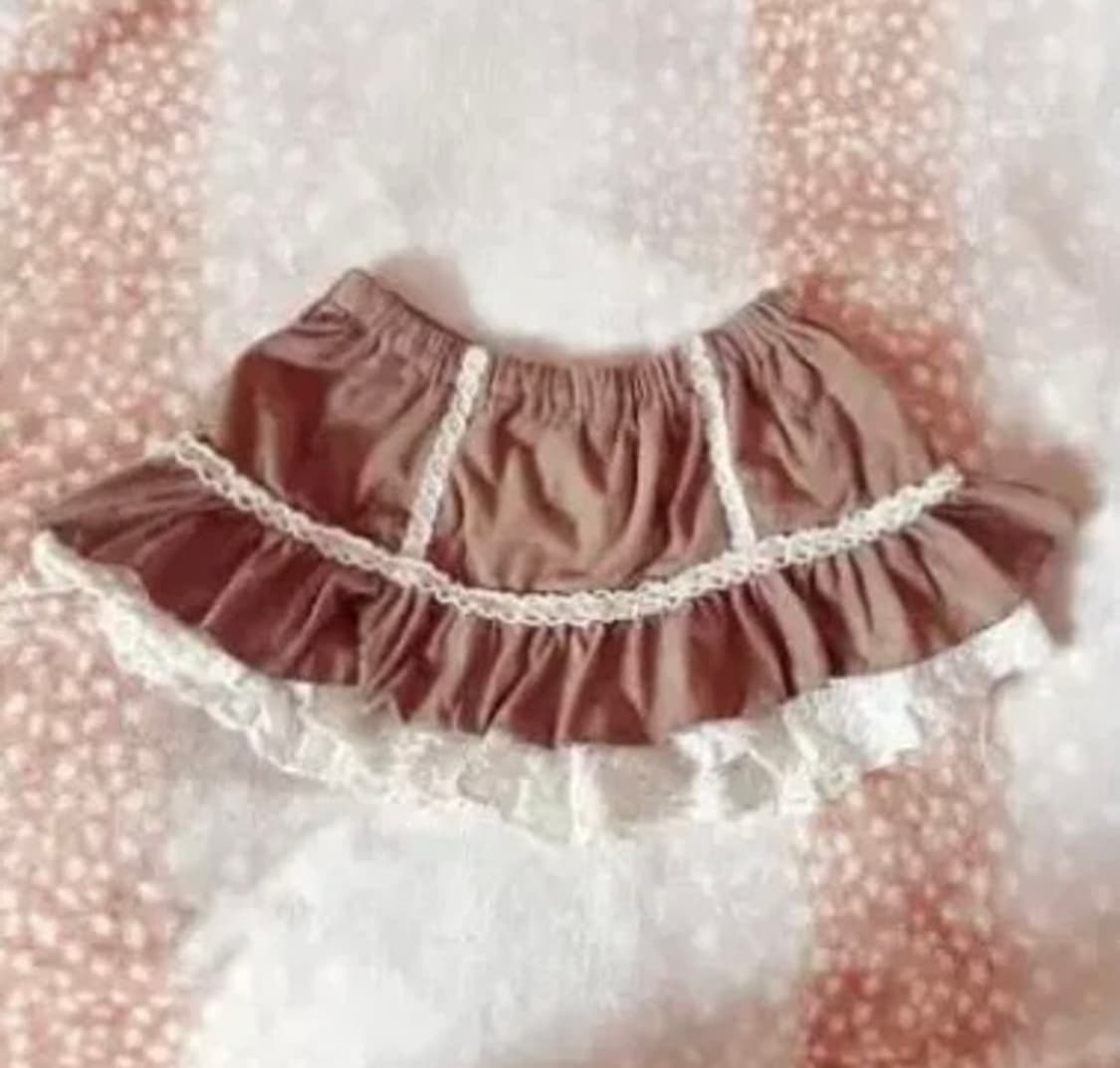 (교/판) 리즈리사 라떼갸루 리본 큐롯 스커트팬츠 상품이미지1