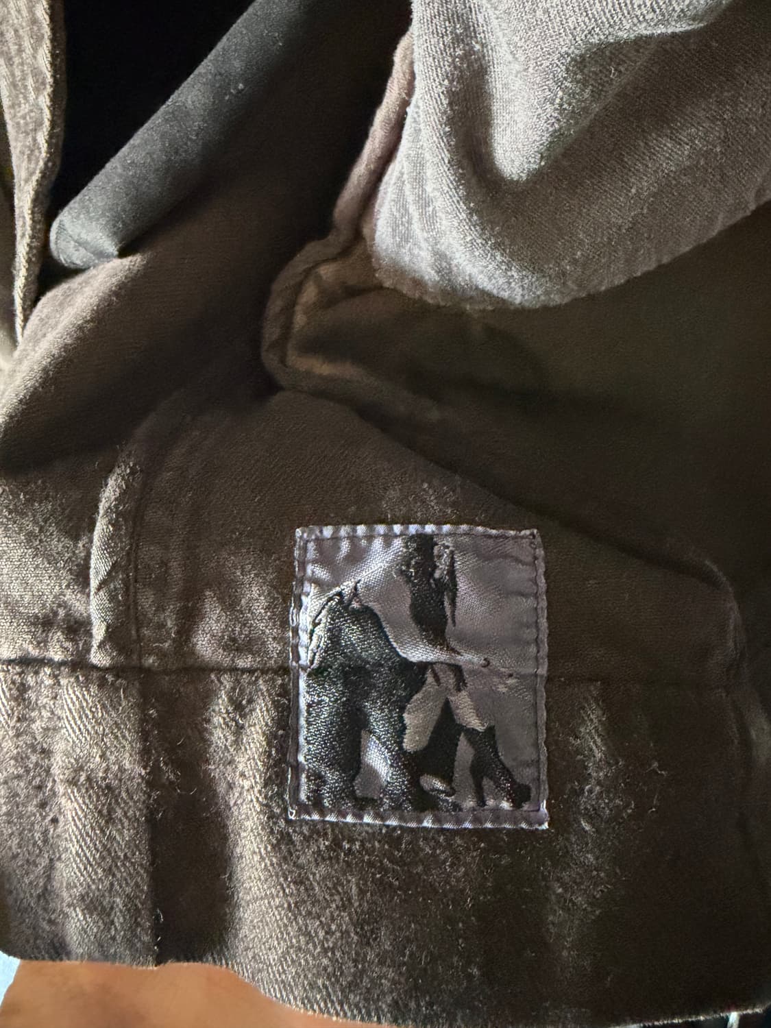 릭오웬스 사선 하이넥 자켓 상품이미지5