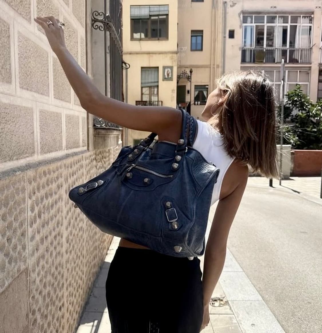 발렌시아가 자이언트 모터백 시티백 워크 L 토트백 상품이미지9