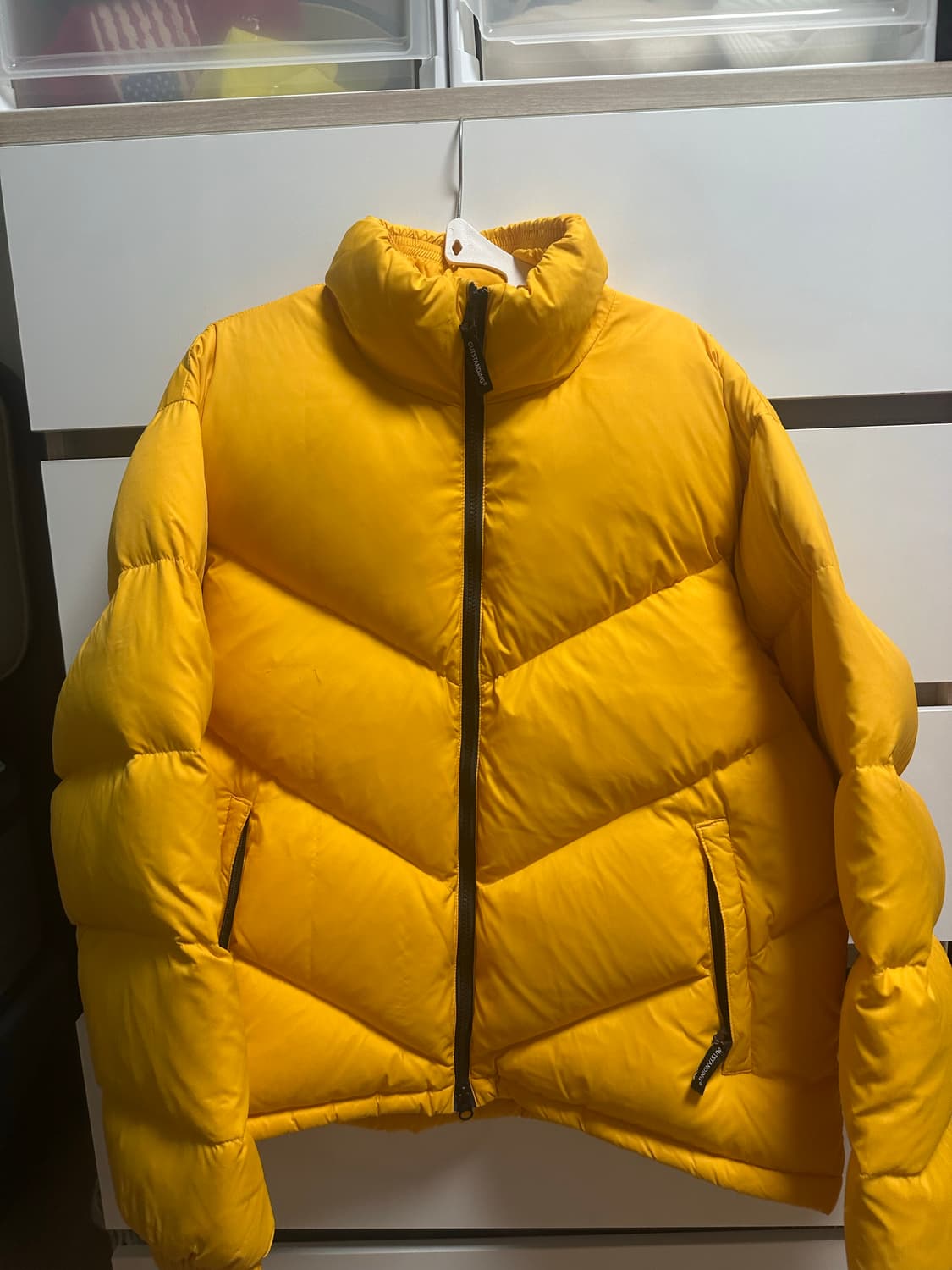 아웃스탠딩 패딩 옐로우 M(품절상품) 상품이미지2
