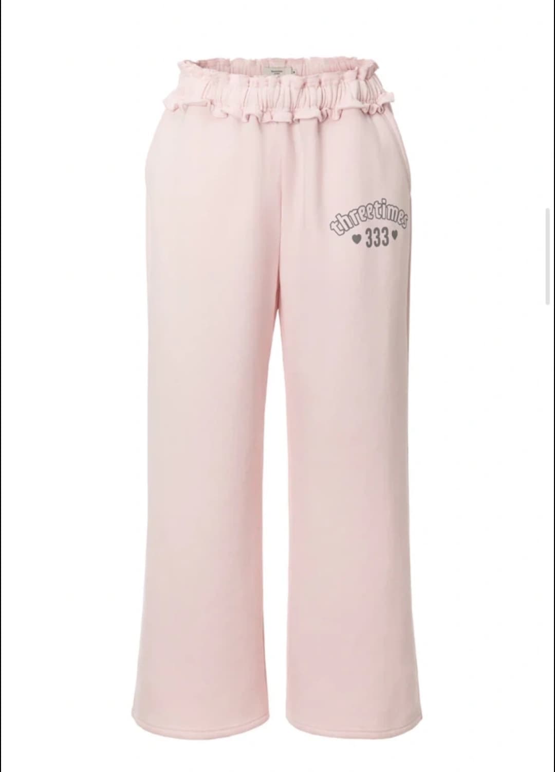 쓰리타임즈 스머프333 팬츠 핑크 smurf 상품이미지1