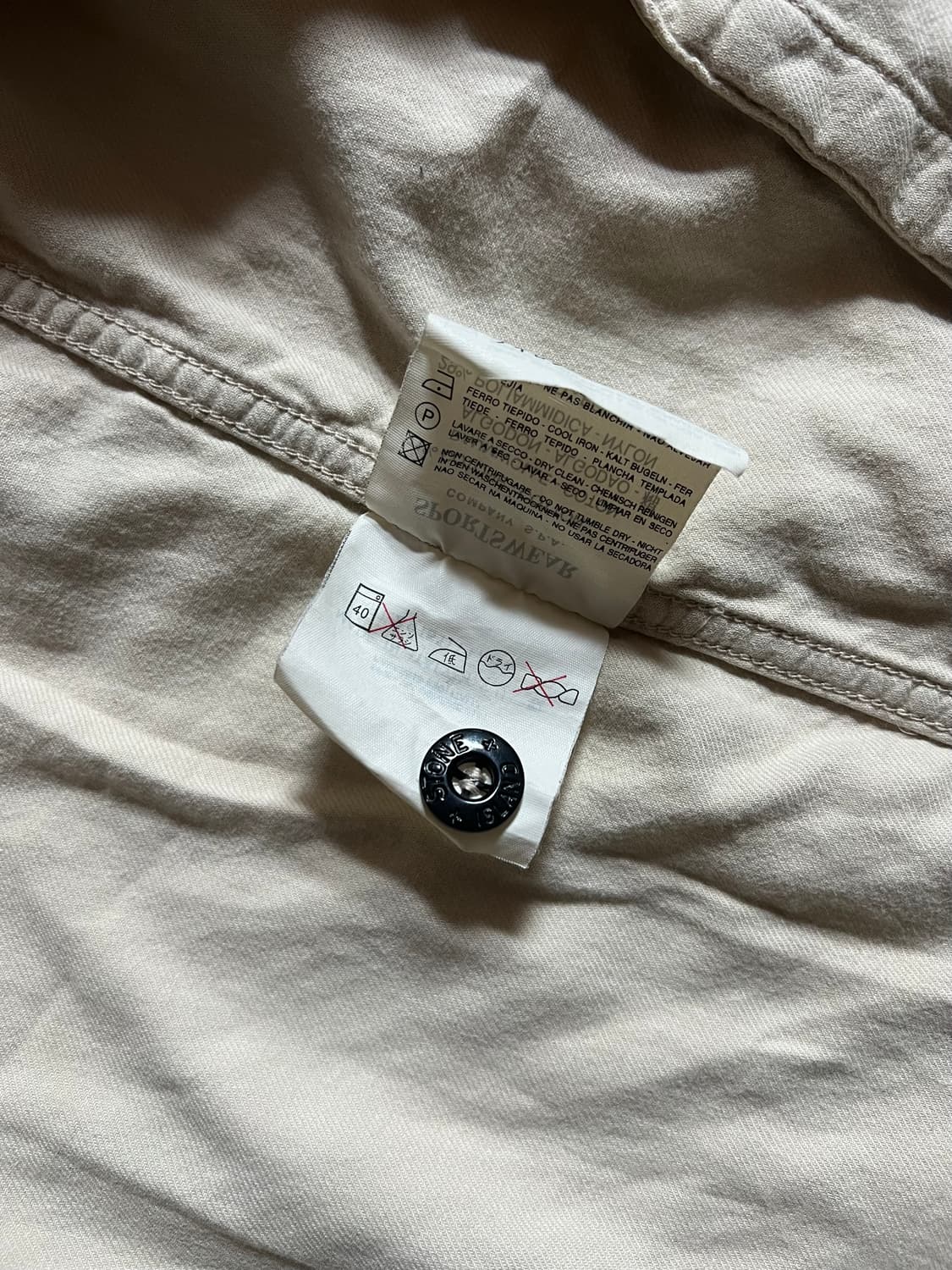 98aw 빈티지 그린와펜 스톤 아일랜드 오버셔츠 자켓 상품이미지8