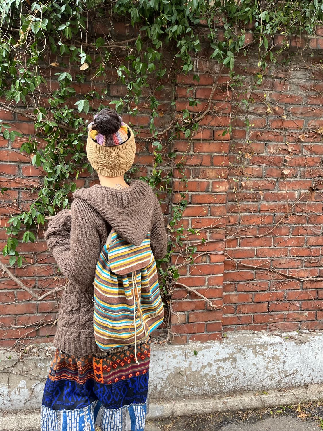 일본 스트라이프 백팩 상품이미지4