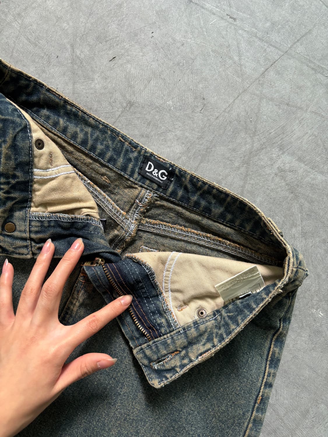 Dolce & Gabbana 돌체앤가바나 빈티지 데님 미디 스커트 상품이미지9