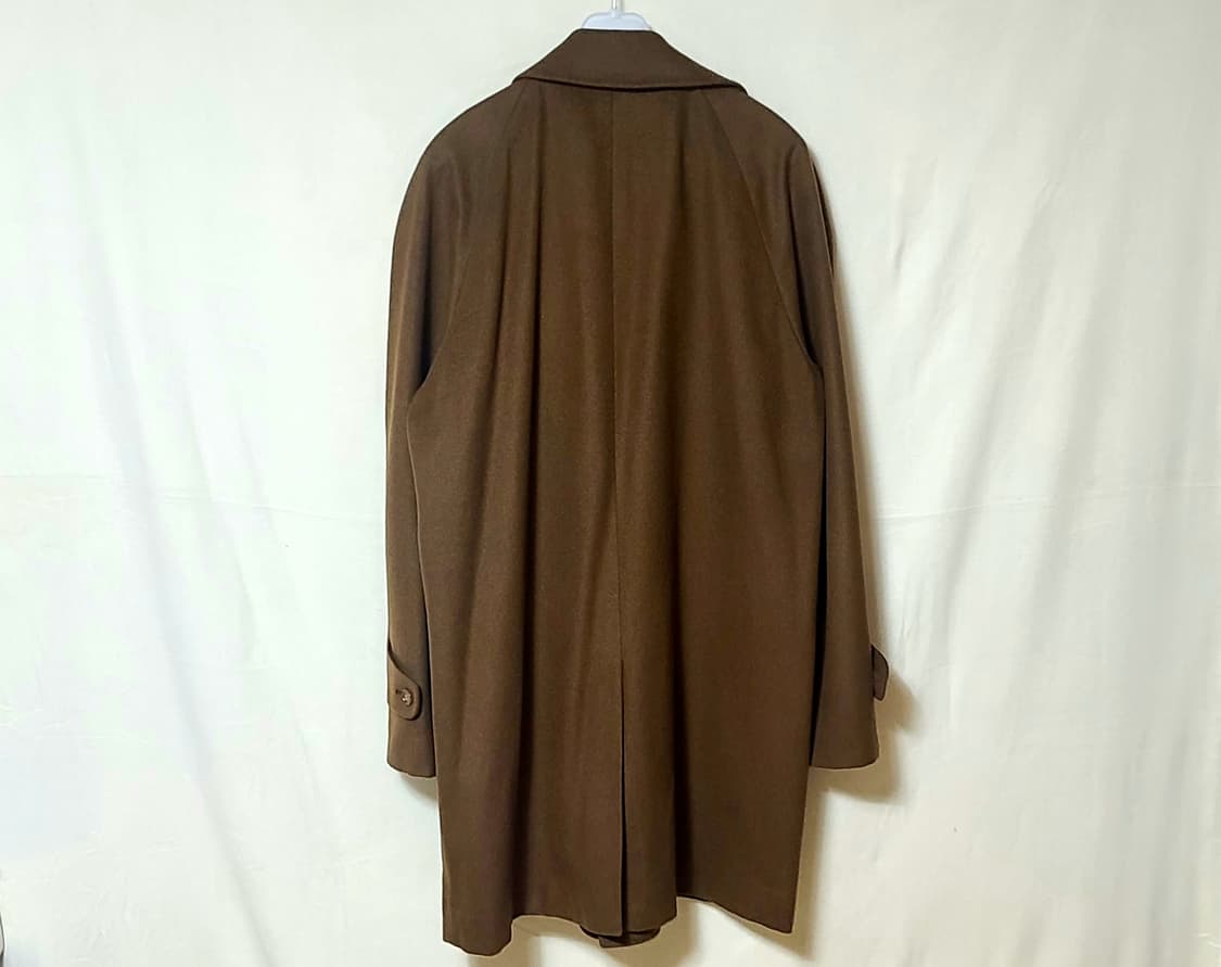 90's 캐시미어 울 혼방 나그랑 싱글 하프코트 상품이미지6