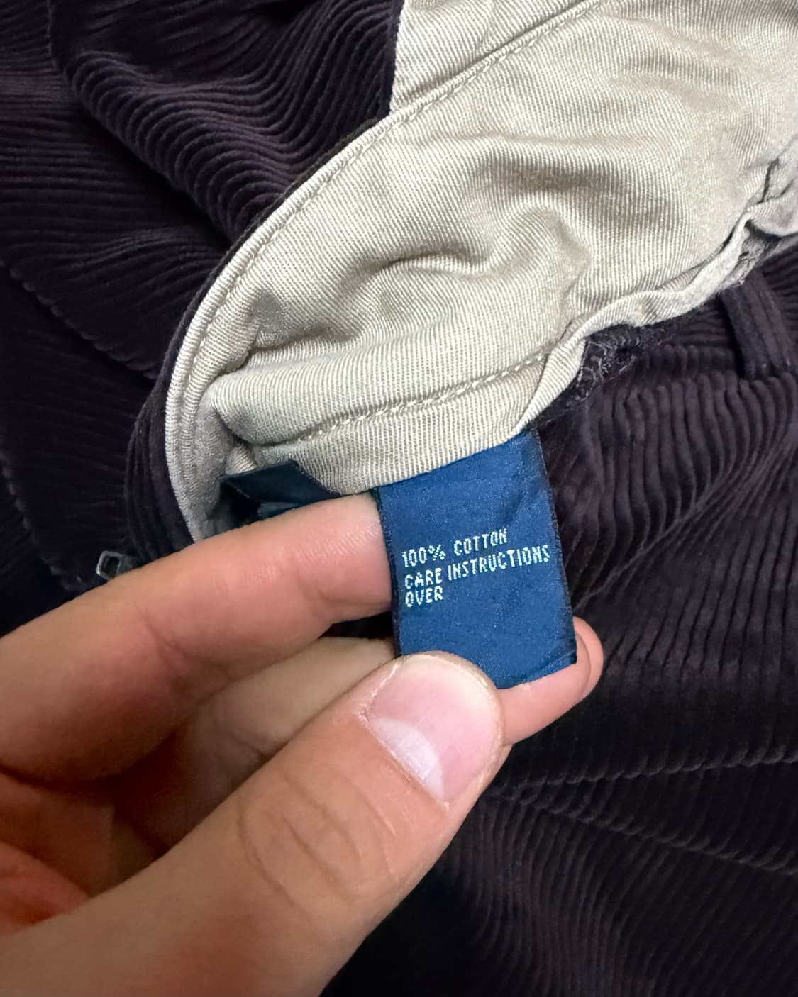 90‘s 폴로 랄프로렌 투턱 코듀로이 앤드류 팬츠 34 [와인] 상품이미지4