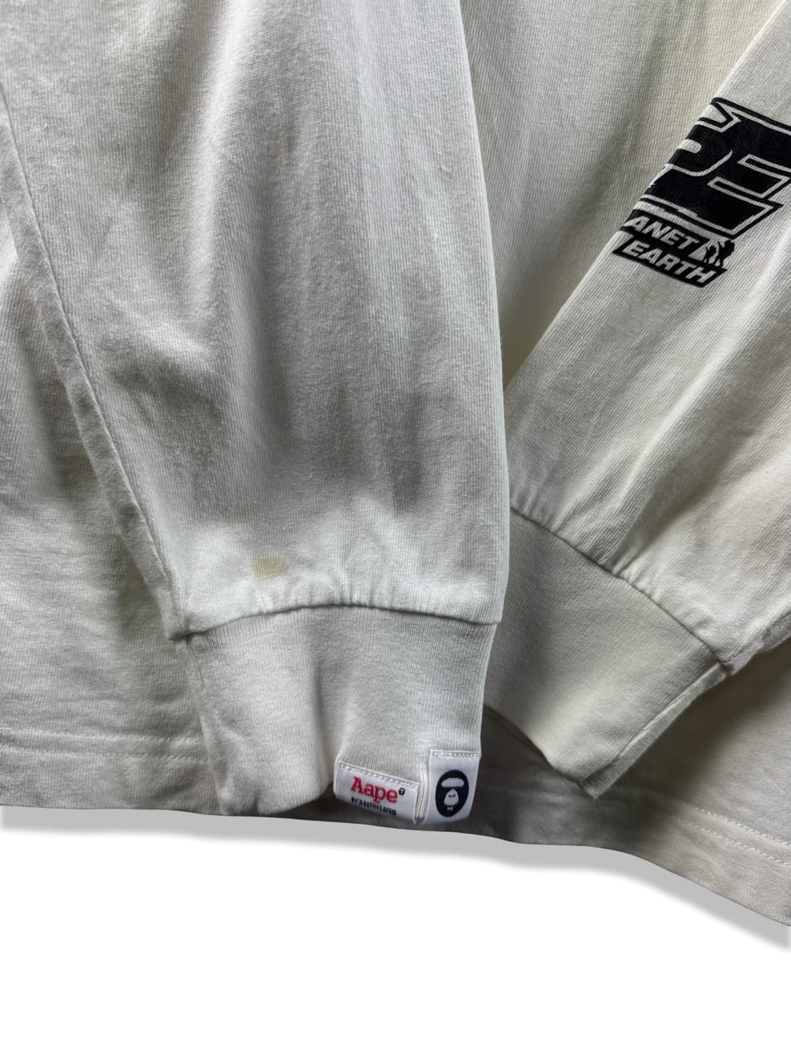 에이프 빅사루 사이드 프린팅 롱슬리브2308 상품이미지5