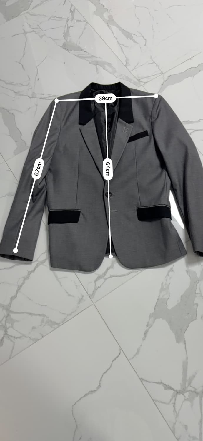 어두운 그레이 블레이저 상품이미지3
