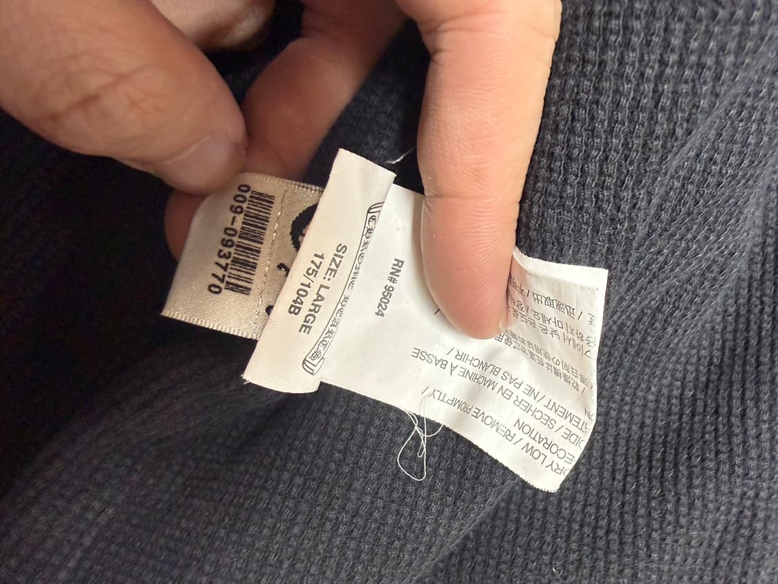 크롬하츠 써멀 후드집업 L 상품이미지6