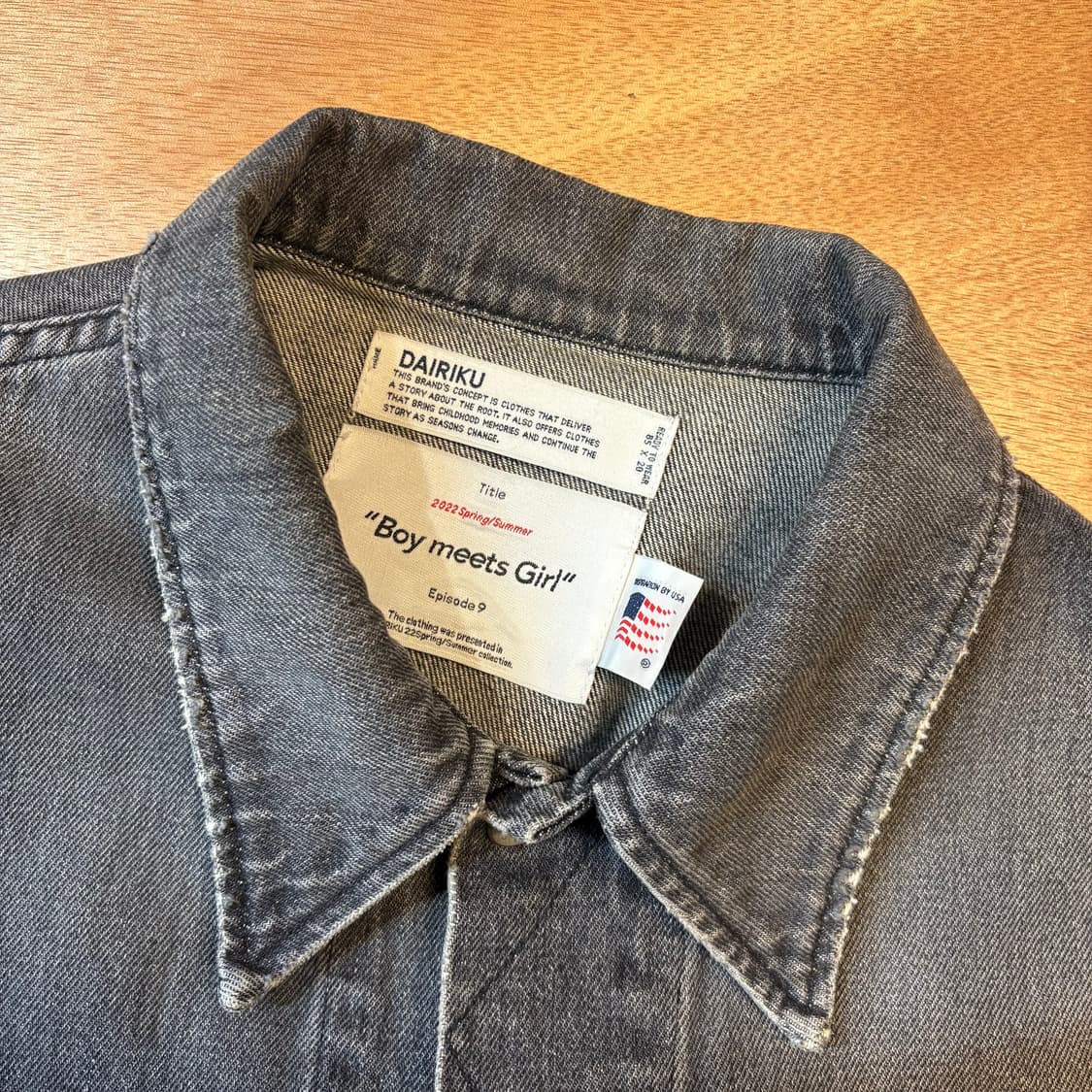 22ss 다이리쿠 데미지 데님 자켓 상품이미지9