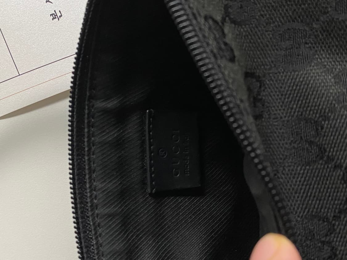 구찌 자가드 블랙 미니백 숄더백 상품이미지4