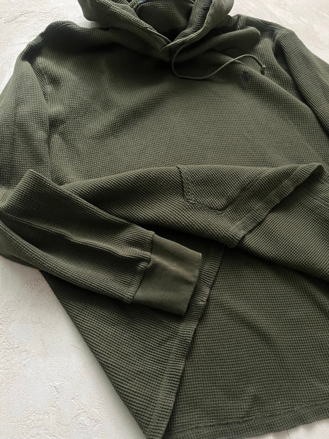 2XL~3XL) 폴로랄프로렌 써멀 카키 후드 상품이미지5
