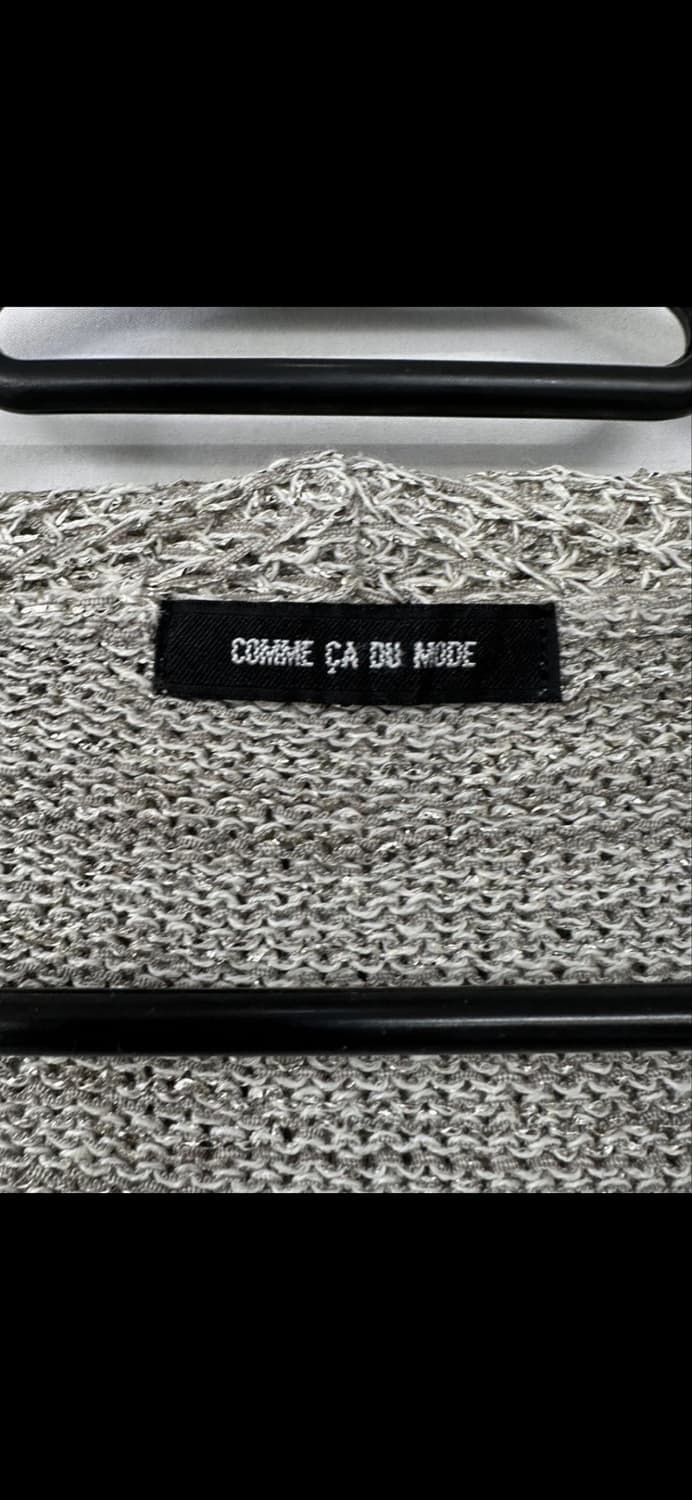 모리걸 빈티지 글리터 케이프 가디건 상품이미지3