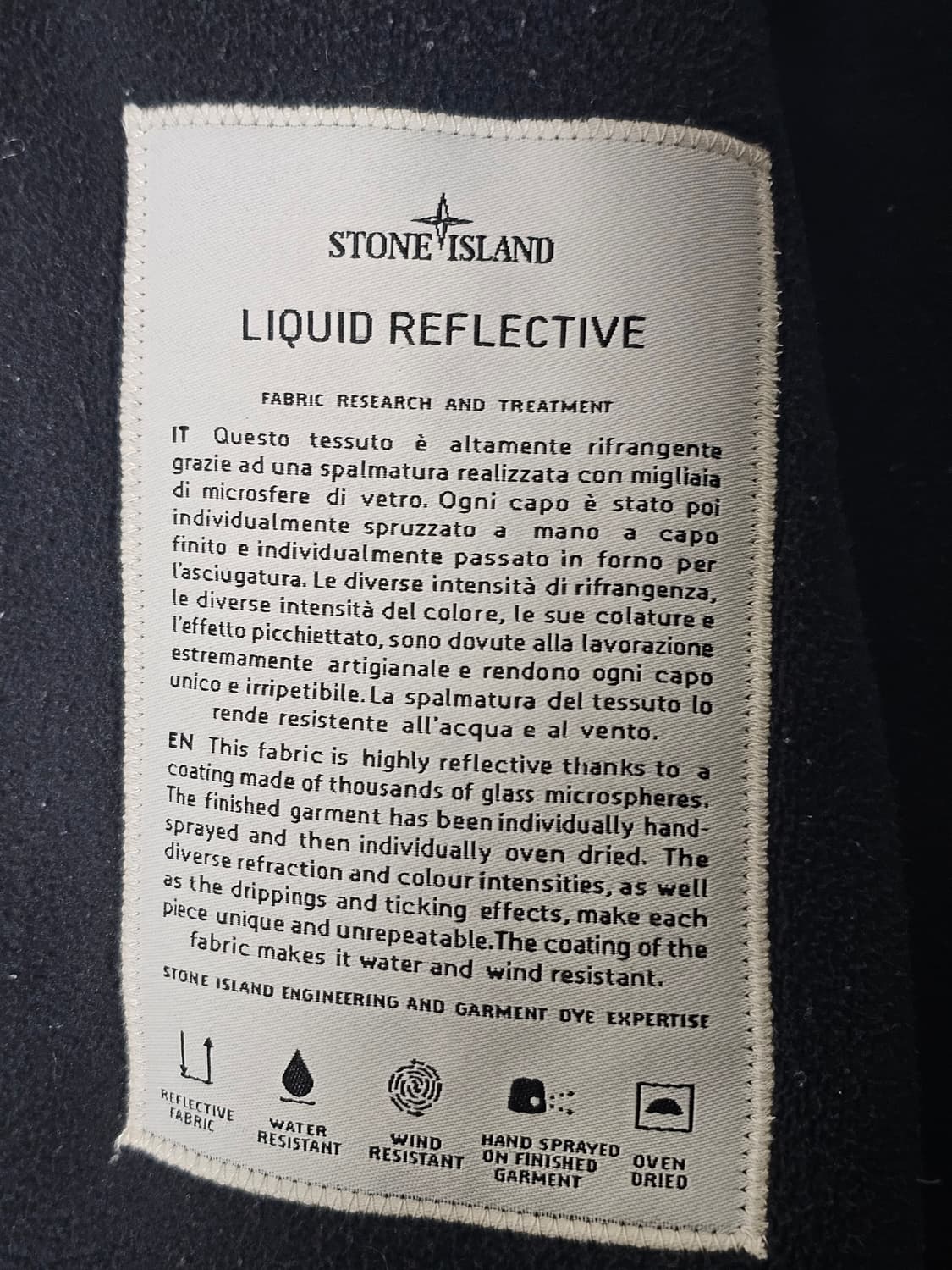 스톤아일랜드 30주년 리퀴드 리플렉티브 자켓 상품이미지7