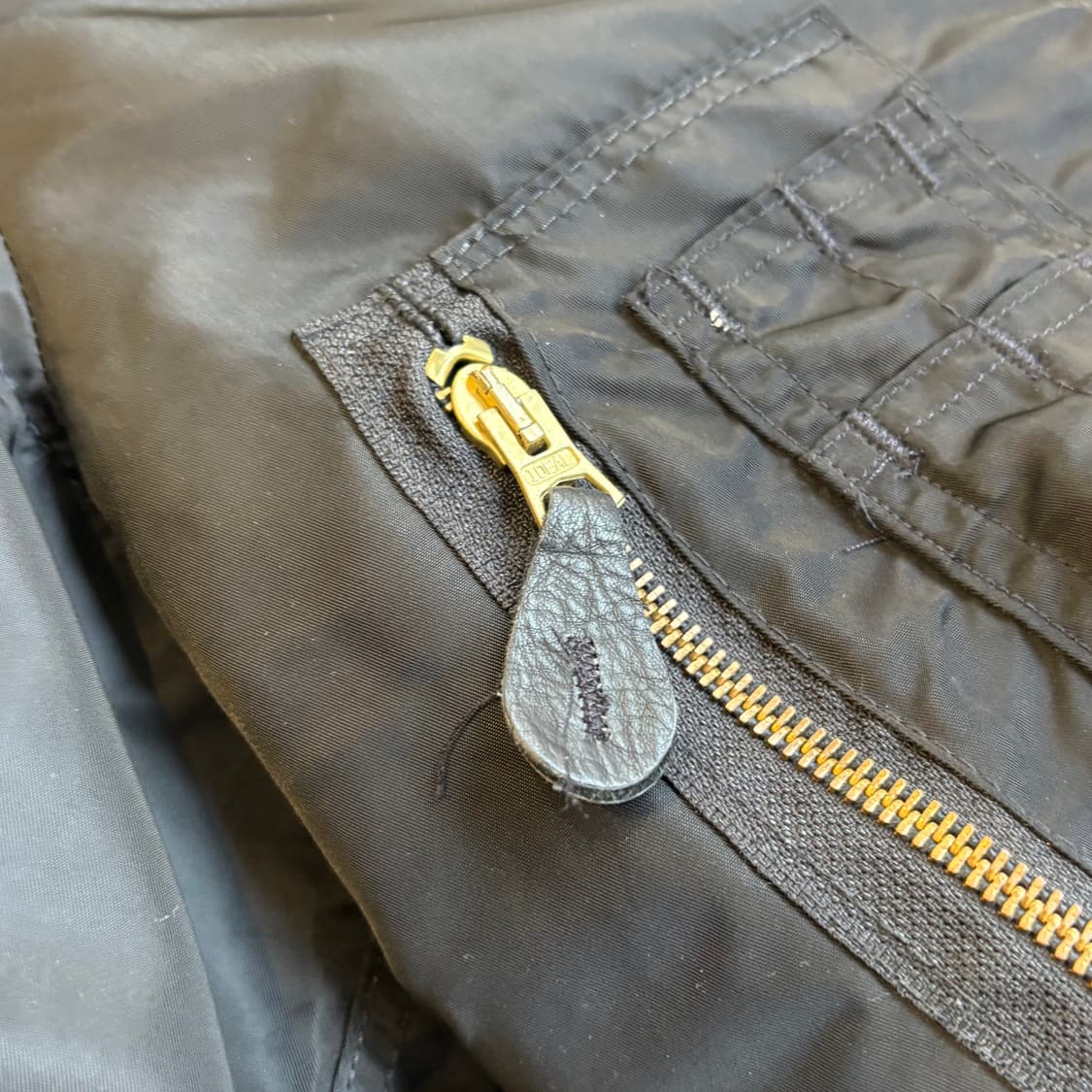 80s USA N-2B 아비렉스 미군 플라이트 자켓 군용 IDEAL 지퍼 상품이미지4