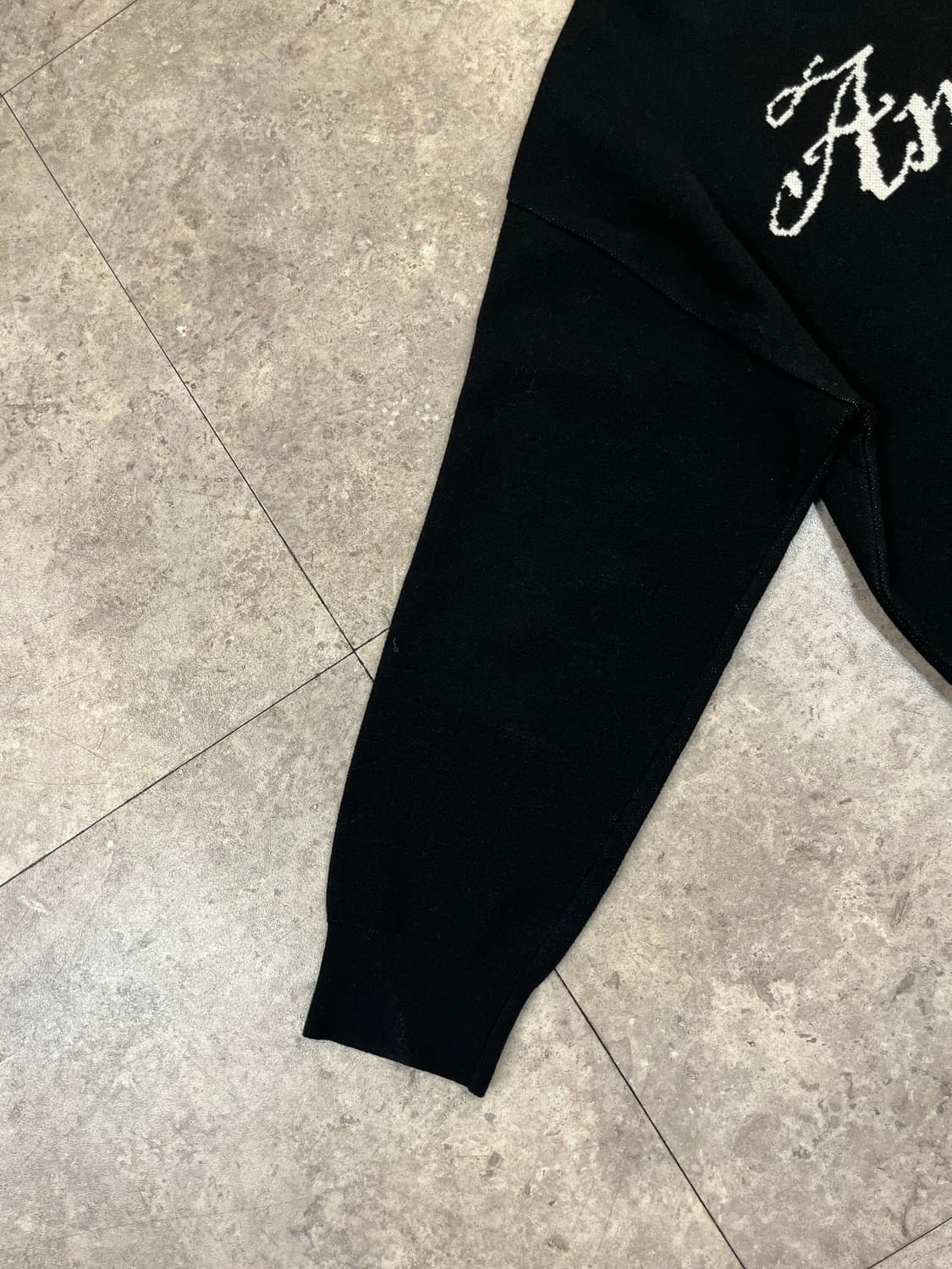 ETCE 이티씨이 레터링 니트 블랙 L #csz2633 상품이미지6