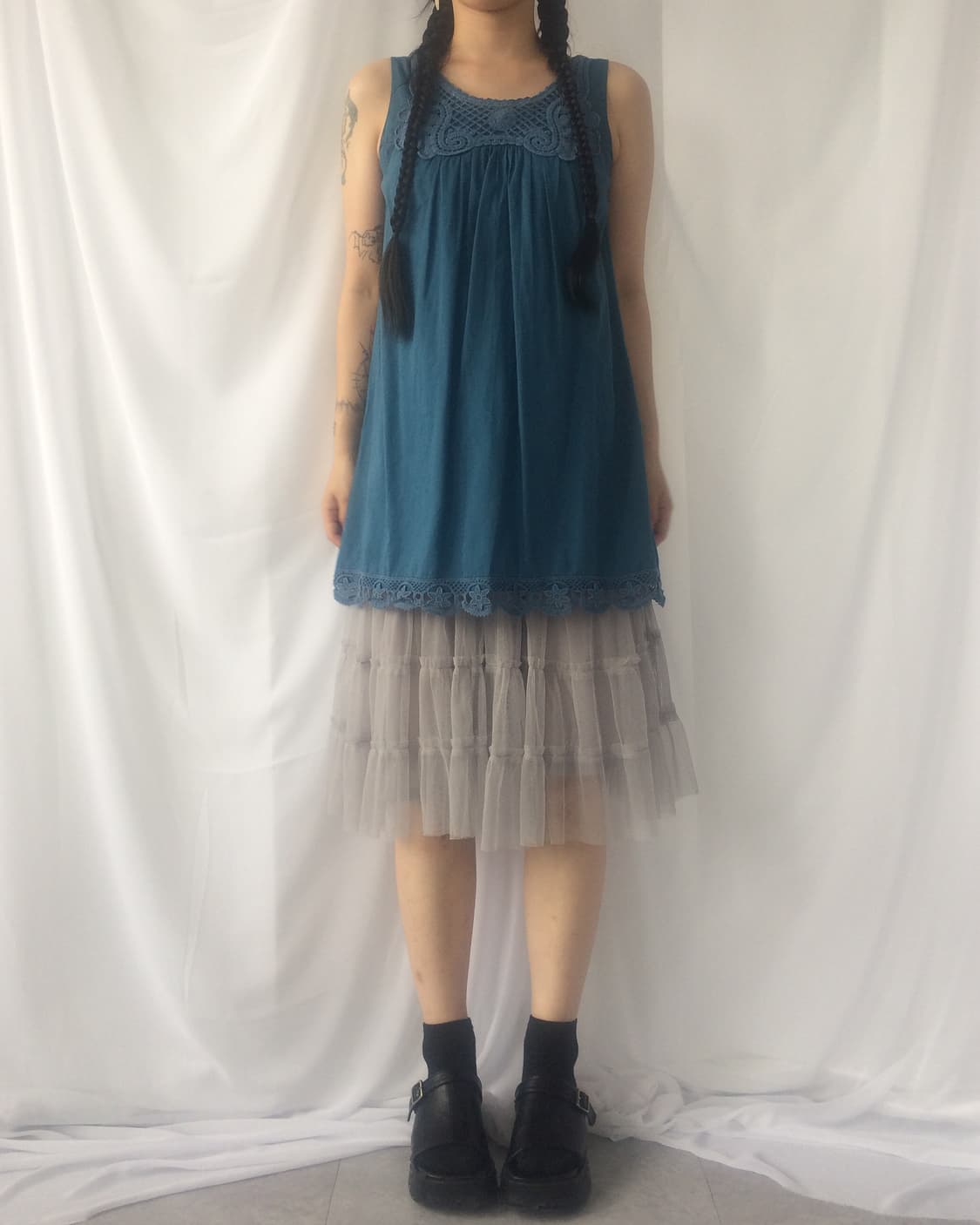 Sha layer midi skirt 상품이미지3