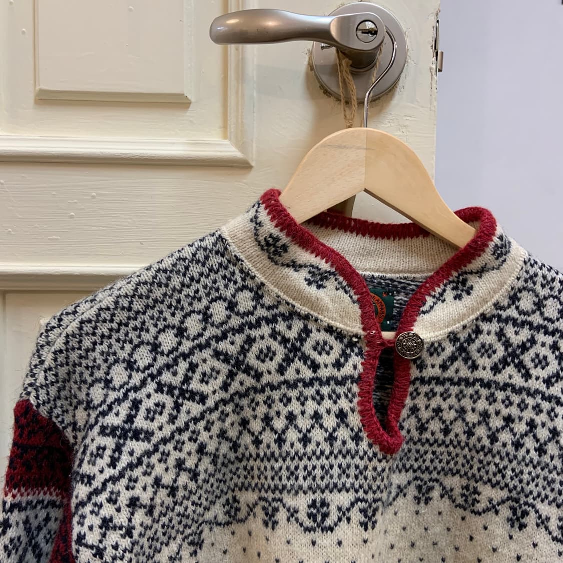 여성 빈티지 노르딕 니트 상품이미지2