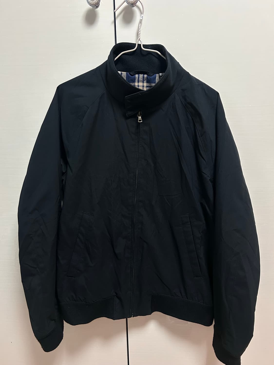 유니클로 블랙 해링턴 자켓 M 상품이미지1