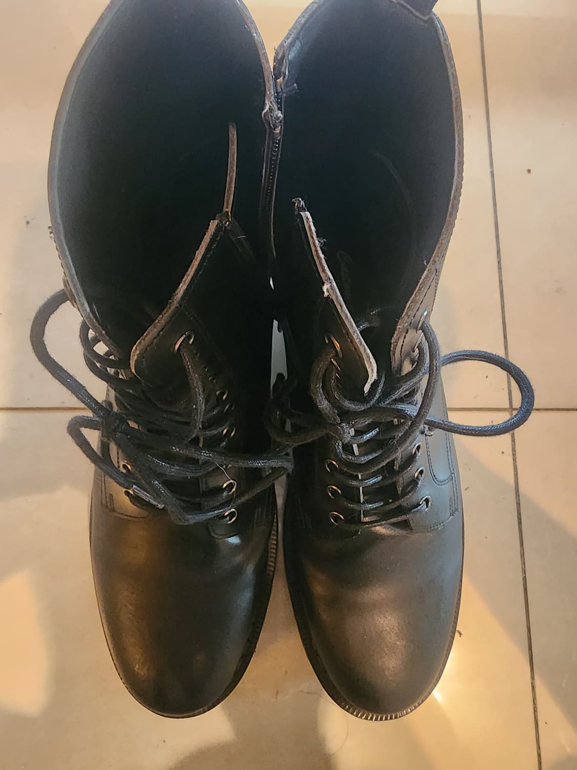 커스텀 에이드 소가죽 코만도 워커 루카스 팜. 280mm 군화 부츠 상품이미지3