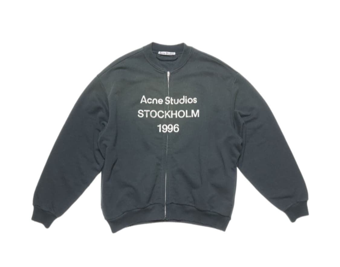 L 아크네 스튜디오 집 로고 스웨터 블랙 상품이미지1