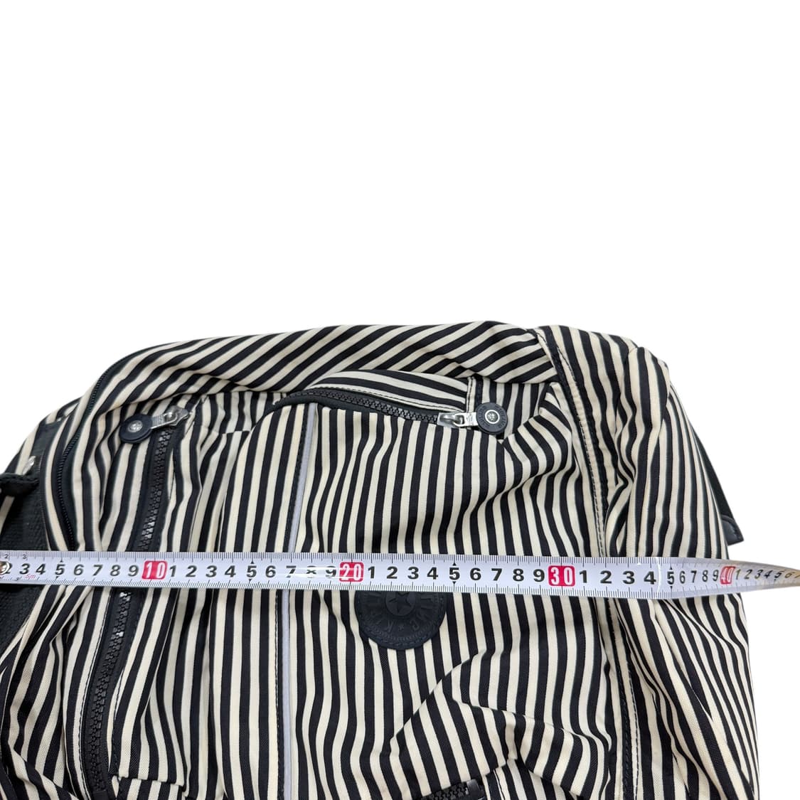 키플링 빈티지 모리걸 스트라이프 패턴 나일론 백팩 가방 상품이미지7