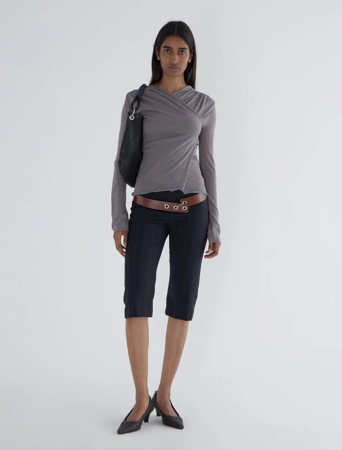 [XS/S]팔로마울 Hoop 벨트/브라운 상품이미지2