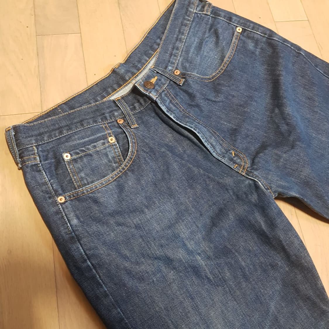 36인치 / 리바이스 506 / 중청 일자데님/2롱324 상품이미지3
