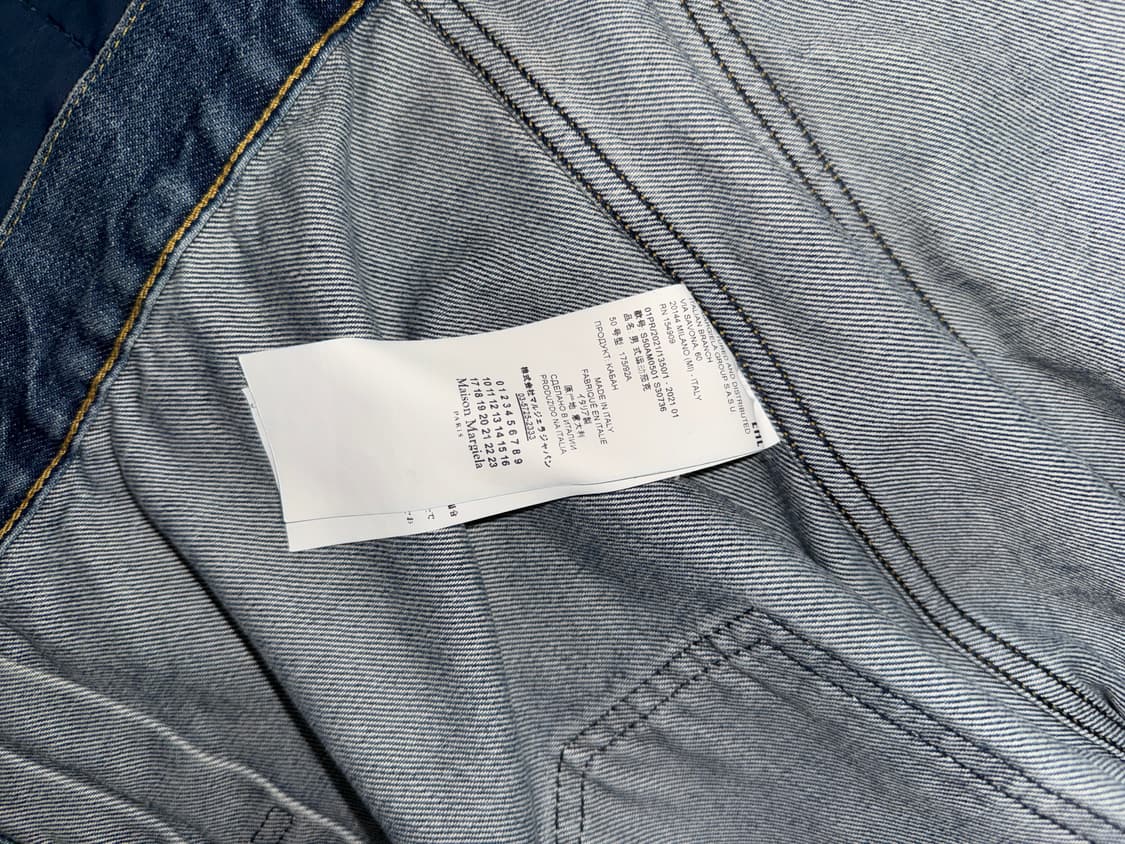 [50]메종 마르지엘라 디스트레스 데님 청자켓 상품이미지3