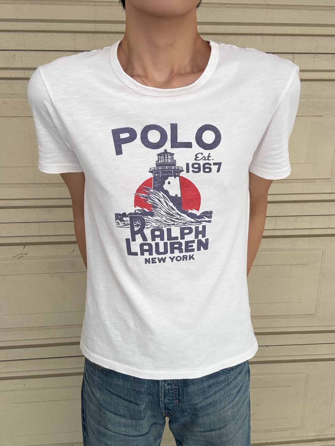 90s Polo ralph lauren wave t-shirt 상품이미지2