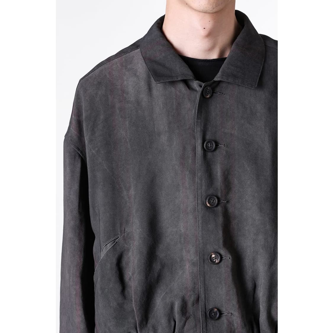 [48] 25ss 지기첸 스프레드 카라 크롭 자켓 상품이미지2