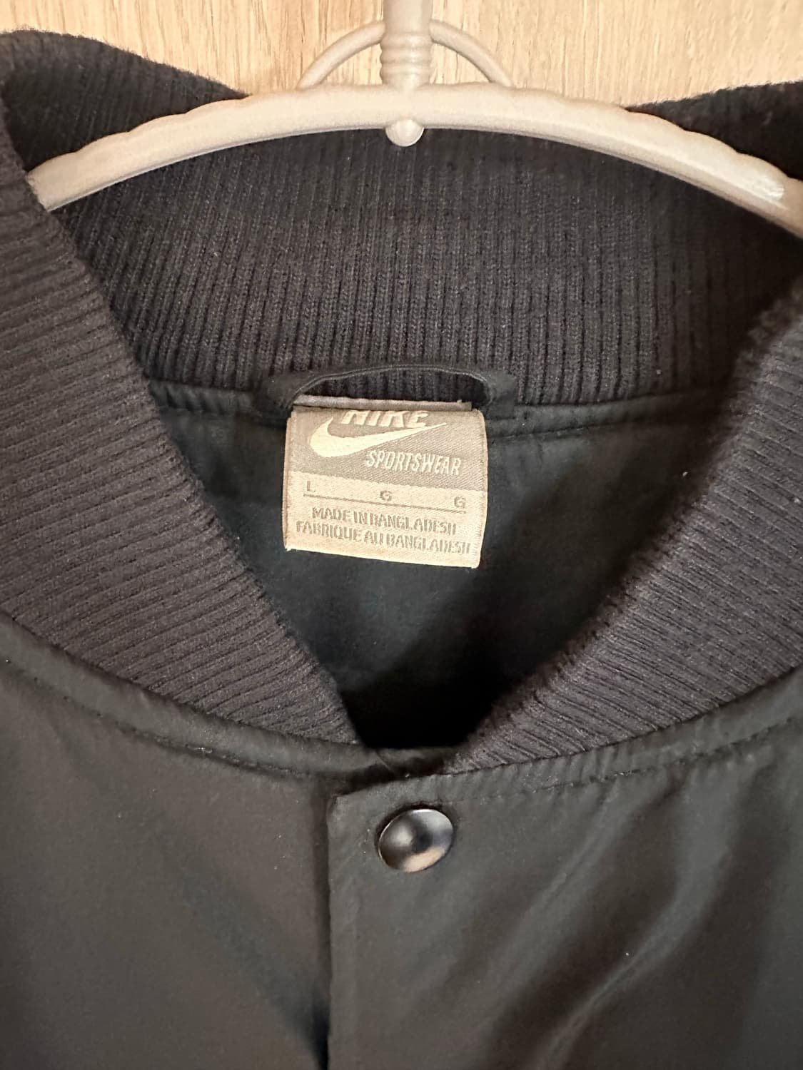 나이키 남성 바시티 자켓 블랙 L 상품이미지4