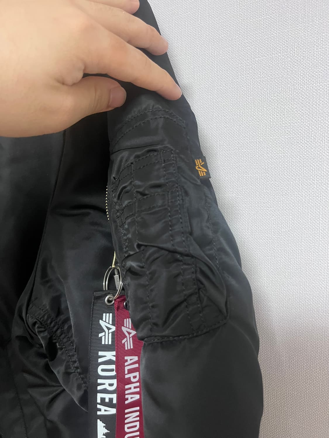 알파인더스트리 ma-1 블랙 상품이미지4