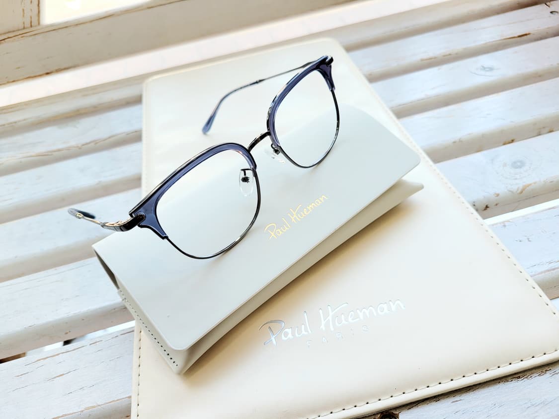 폴휴먼안경(PHS1156A 다크블루) +블루라이트변색렌즈 상품이미지1