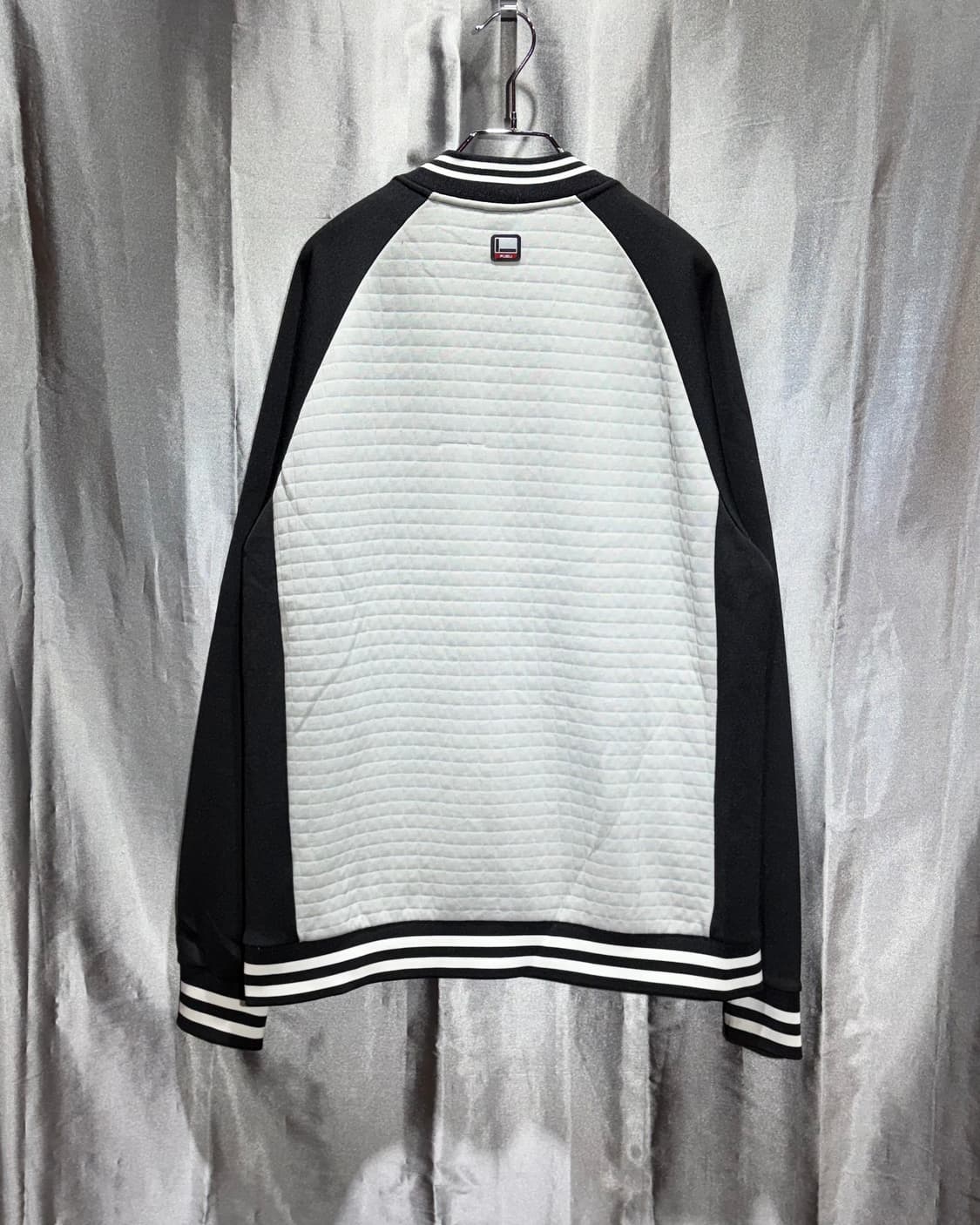 XL 푸부 퀼팅 패턴 트랙 블루종 상품이미지3