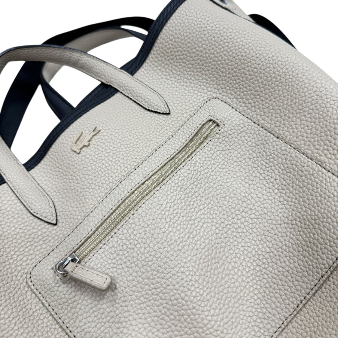 라코스테 리버서블 양면 크로스백 가방 블랙 베이지 상품이미지8