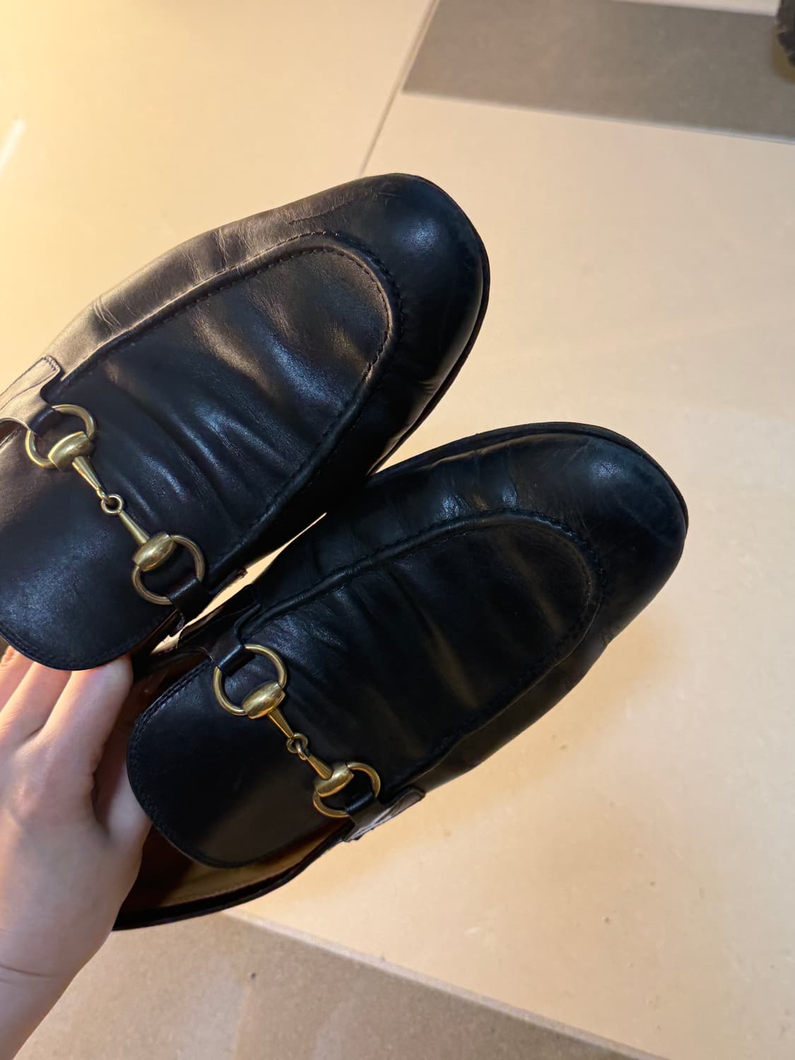 구찌 남성로퍼 블랙 8사이즈 상품이미지3