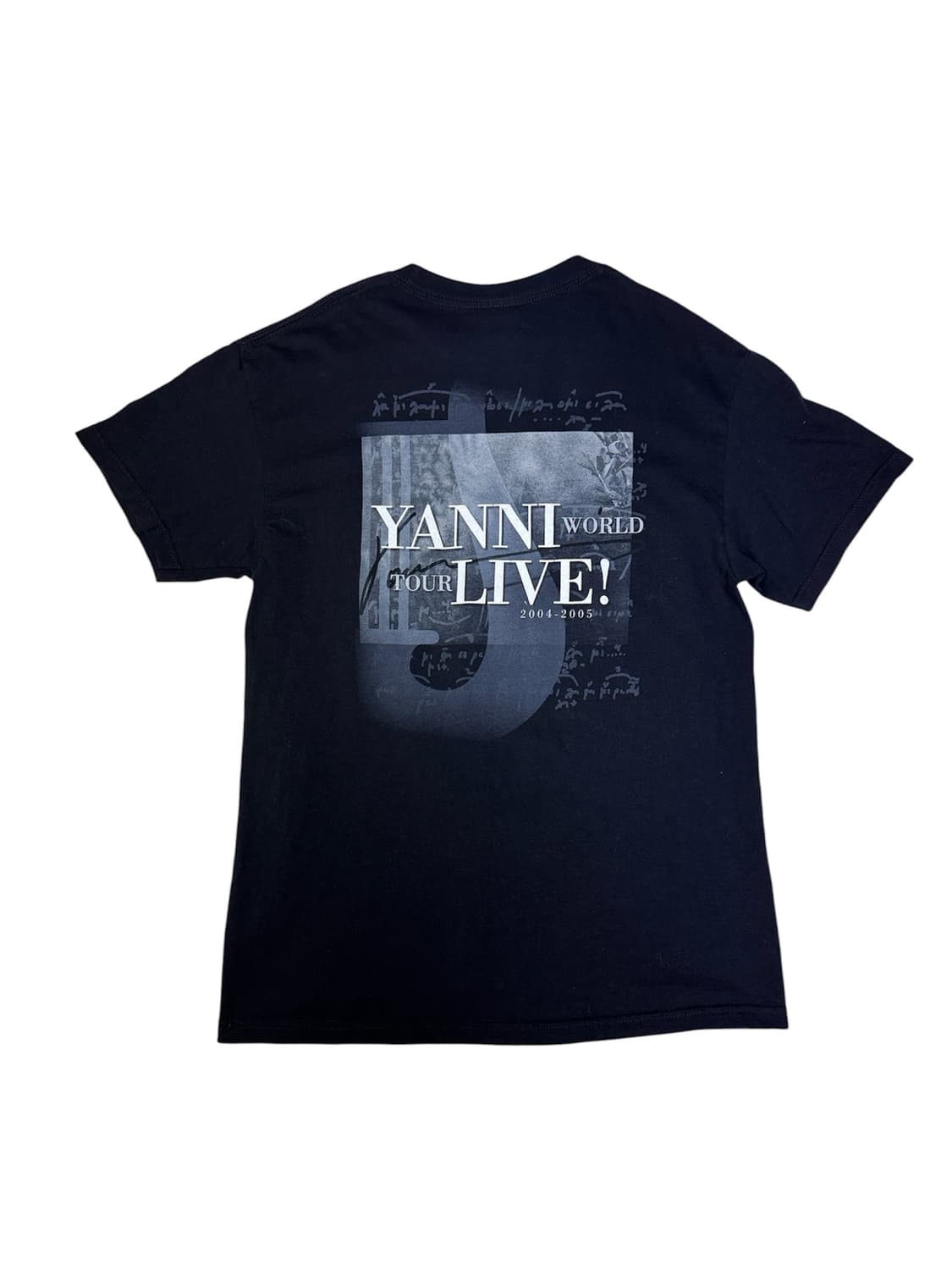 빈티지 00s 야니 YANNI LIVE 라이브 월드 투어티 M 상품이미지5