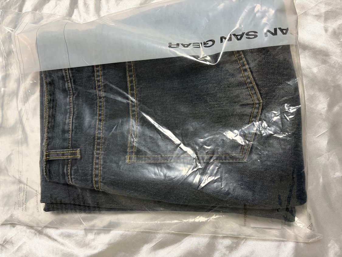 주앙옴므 트위스트 플레어 핏 데님 팬츠 (블루) 상품이미지9