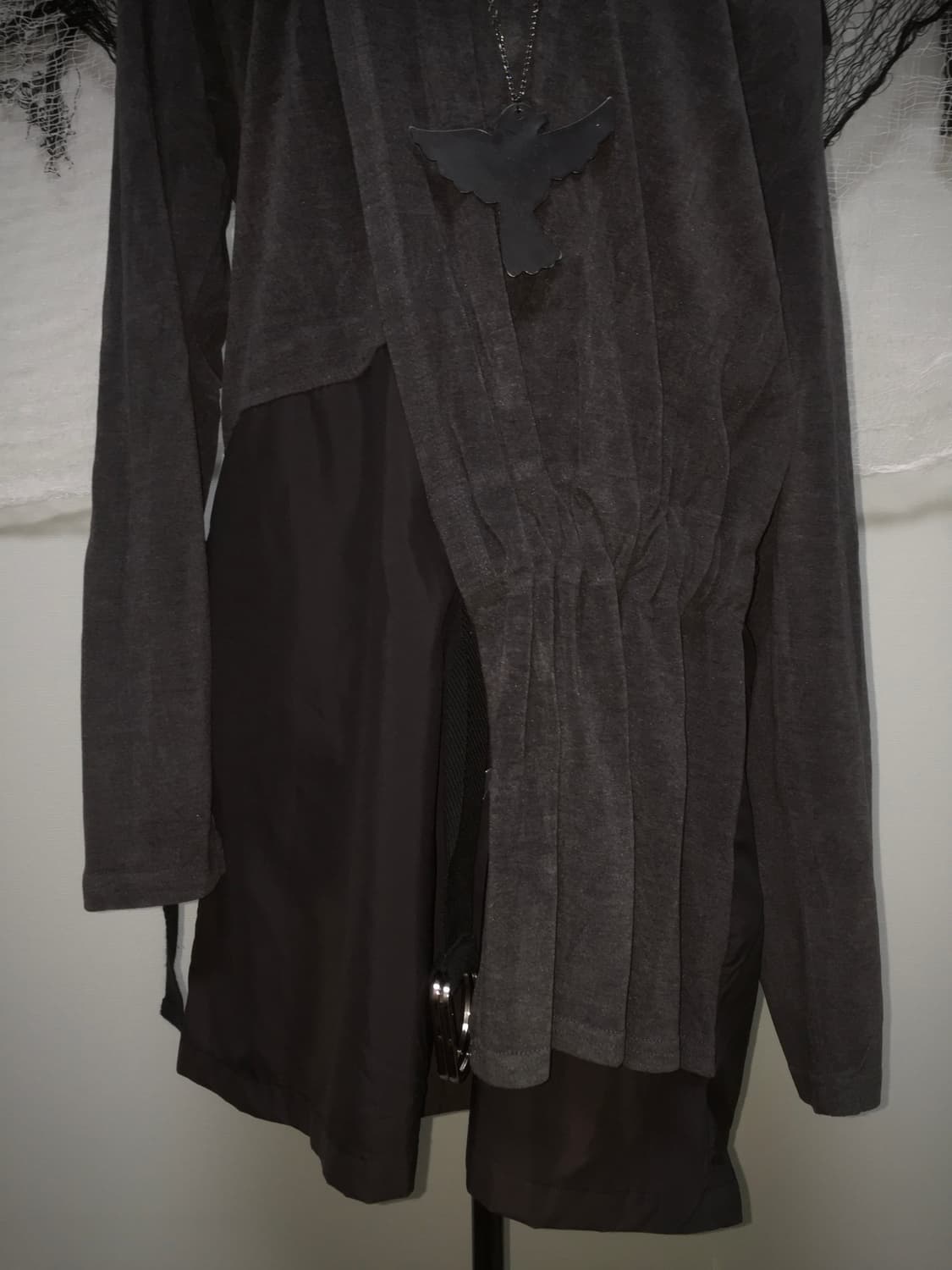 horror game girl zipper detail dress 상품이미지4